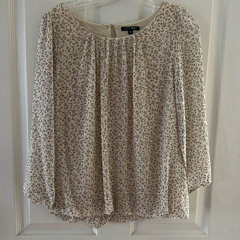Blouse with lining
